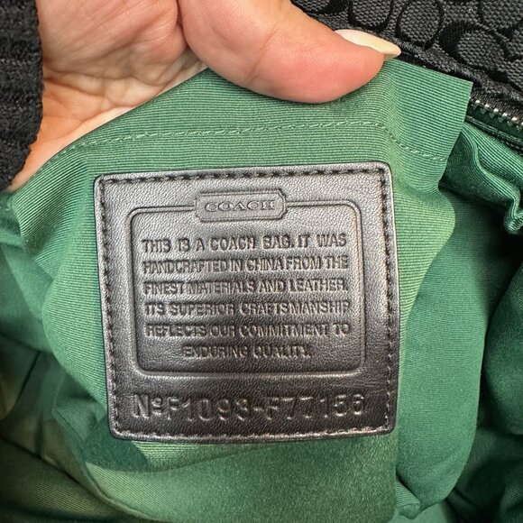 Coach Signature Multifunction Large Travel Tote Baby Diaper Bag - Picture 5 of 13